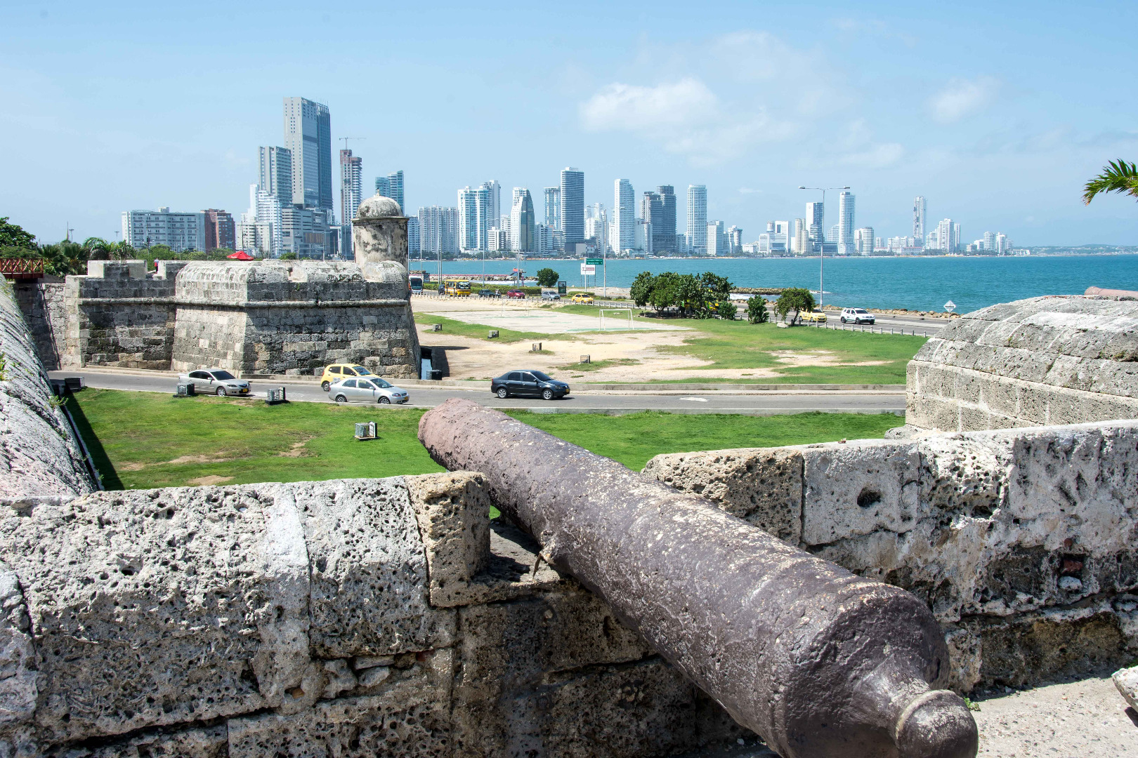 Blick auf Cartagena