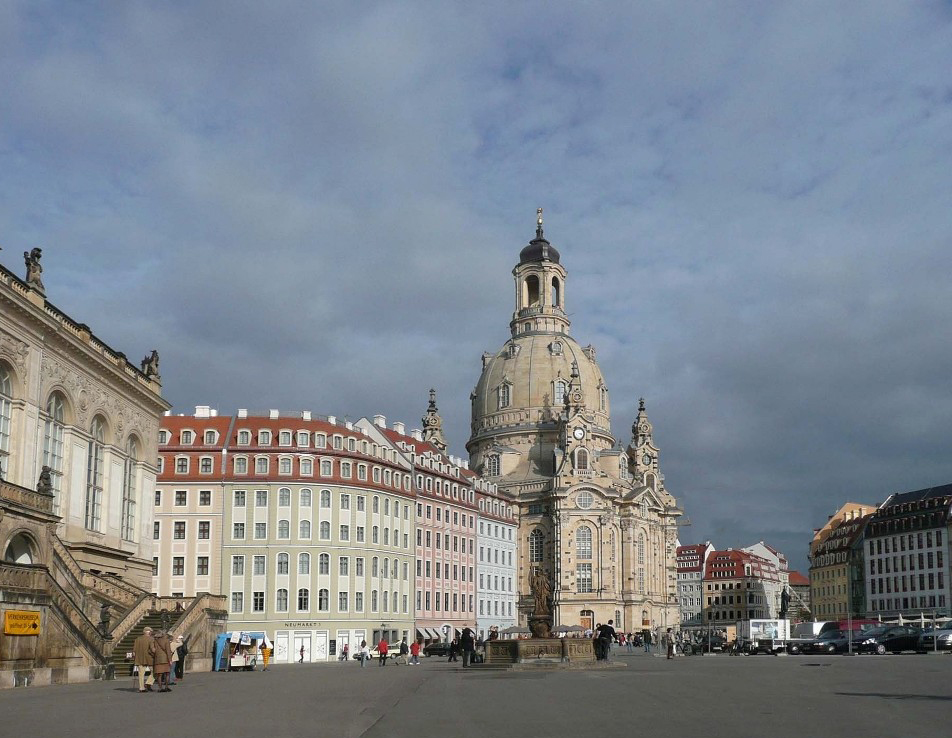 Dresden: Blick auf die Frauenkirche