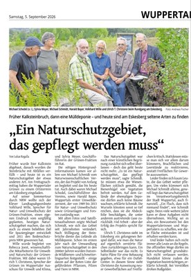 Ein Naturschutzgebiet, das gepflegt werden muss